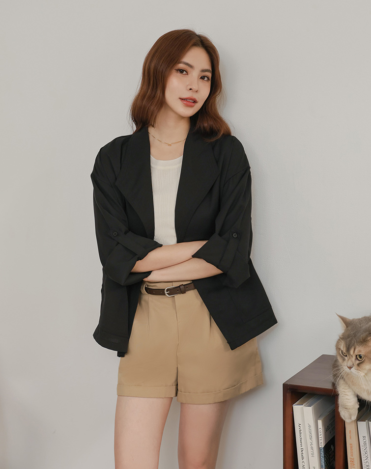 EARLY AUTUMN LAPEL BLAZER