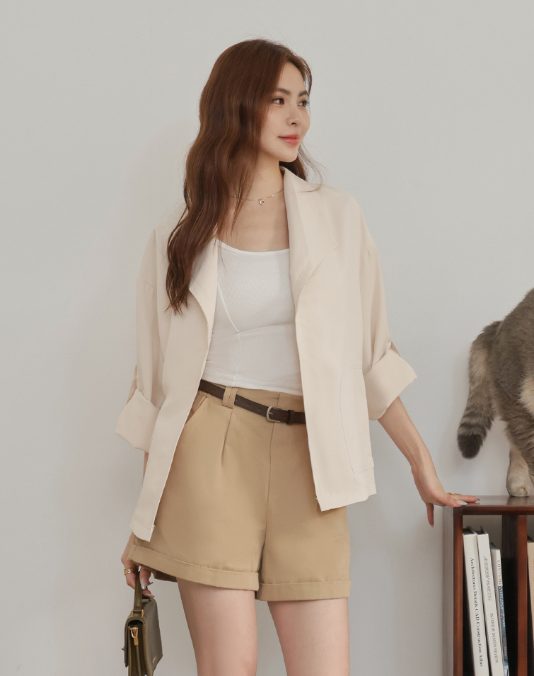 EARLY AUTUMN LAPEL BLAZER