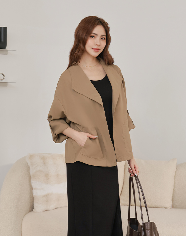 EARLY AUTUMN LAPEL BLAZER