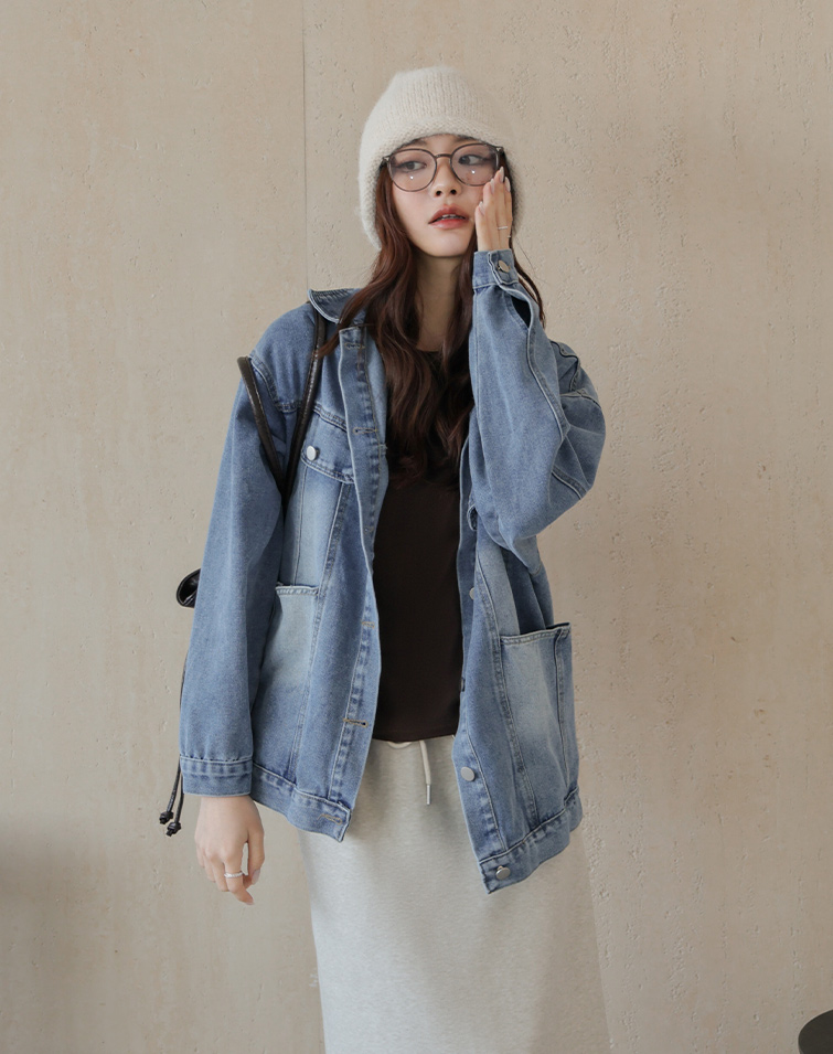 SLIMMING-WASHED SLIMMING JACKET