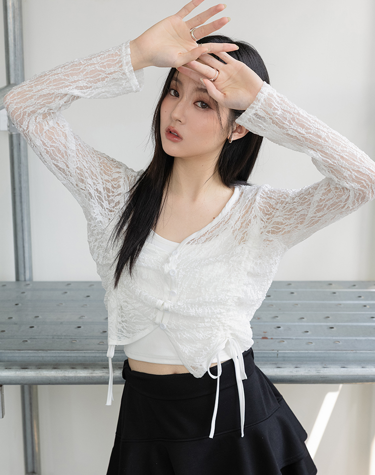 JACQUARD LAYERED TANK TOP