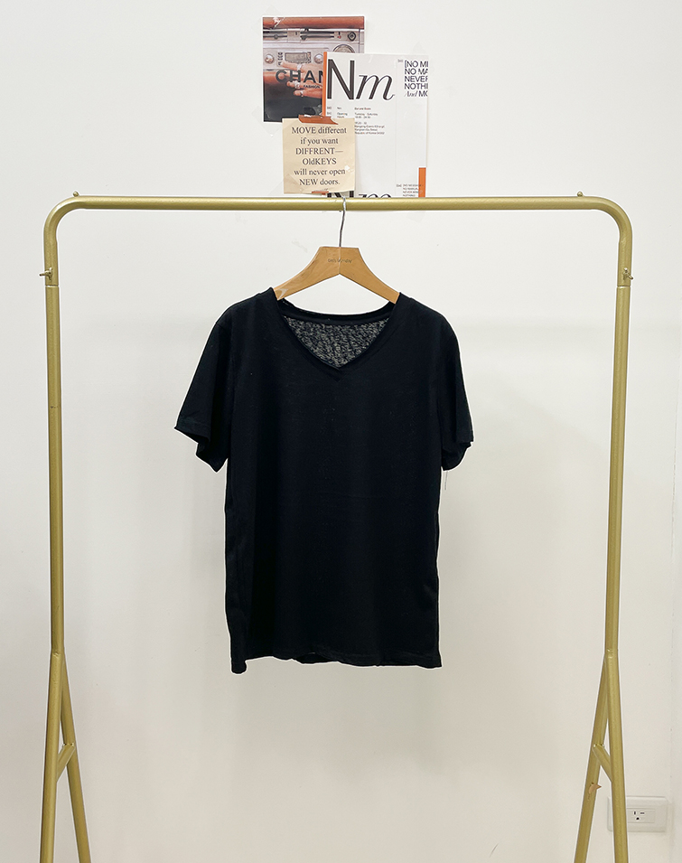 SOLID BASIC COTTON FEEL TOP