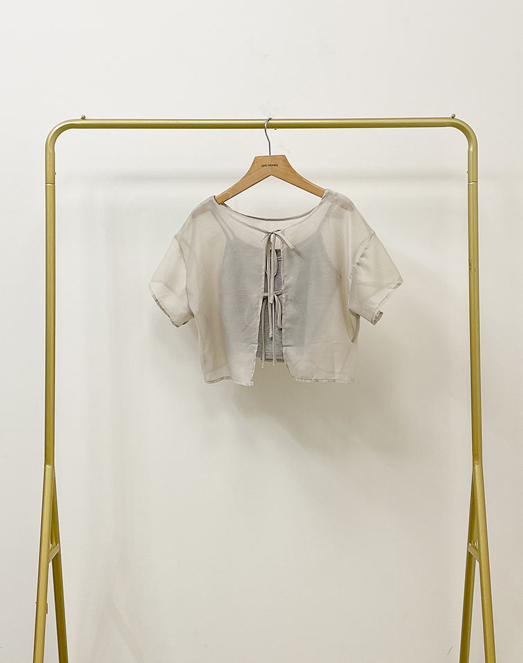 ELEGANT SOLID COLOR TWO-PIECE SHORT-SLEEVE TOP