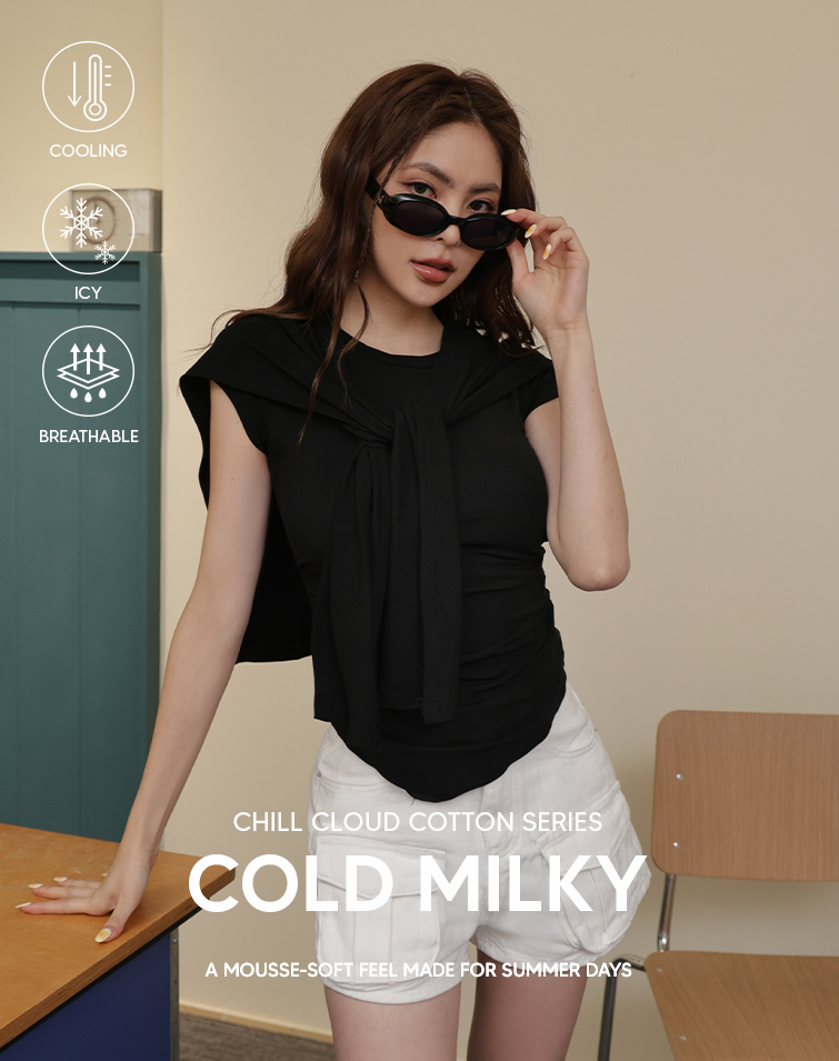 ELEGANT SLIM-FIT RUCHED TWO-PIECE TOP