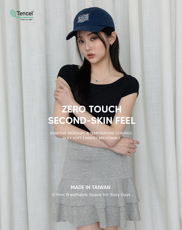 MIT COOL-TOUCH CROSSOVER NECK SHORT-SLEEVE TOP