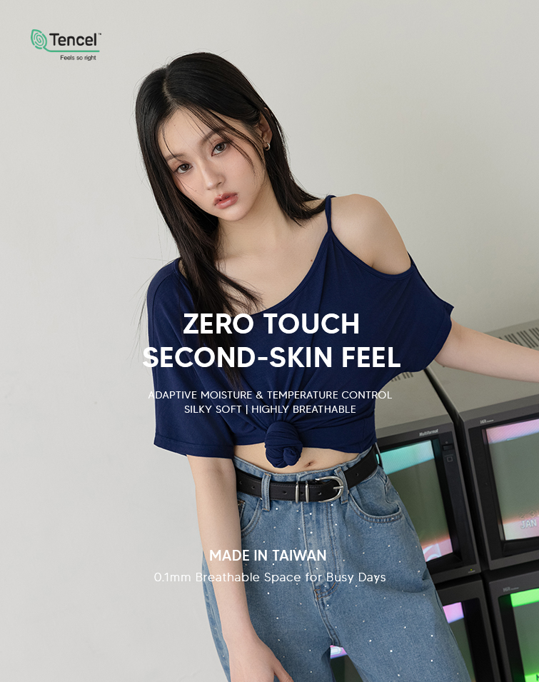 MIT COOL-TOUCH ONE-SHOULDER KNOTTED CUTOUT TOP