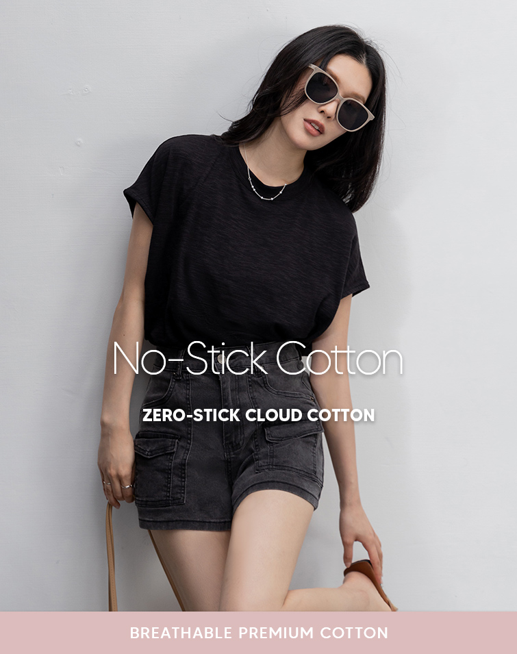 MIT AIRY CLOUD COTTON SLIMMING TOP