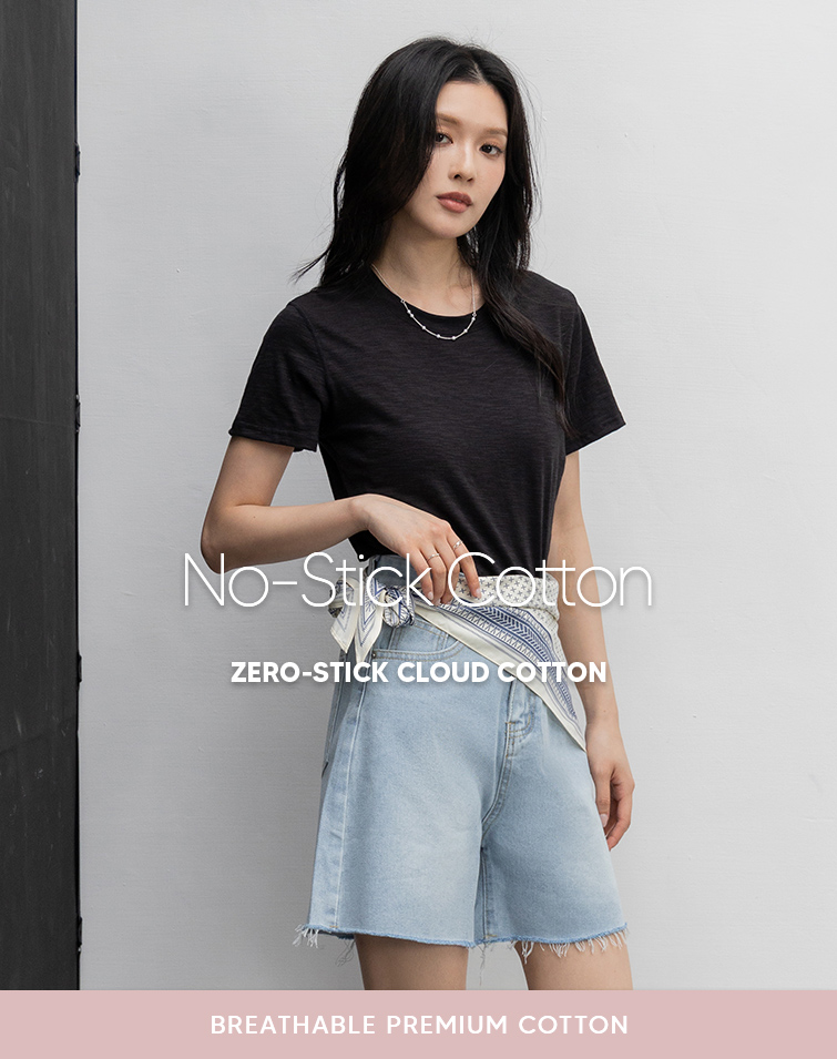 MIT AIRY CLOUD COTTON EASY MATCH TOP