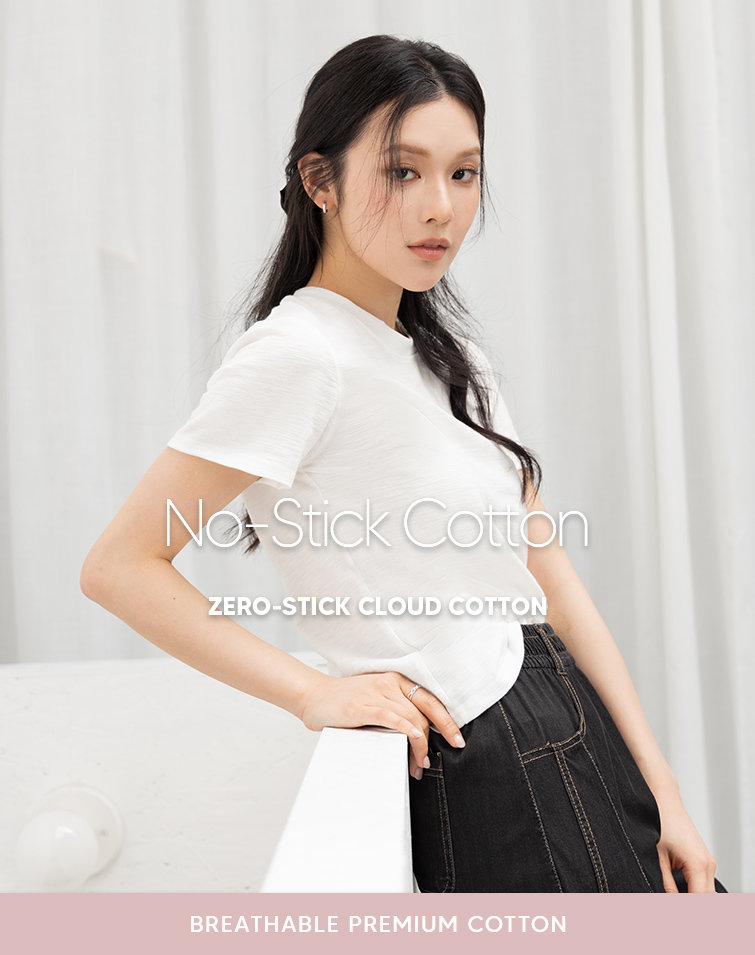 MIT AIRY CLOUD COTTON EASY MATCH TOP