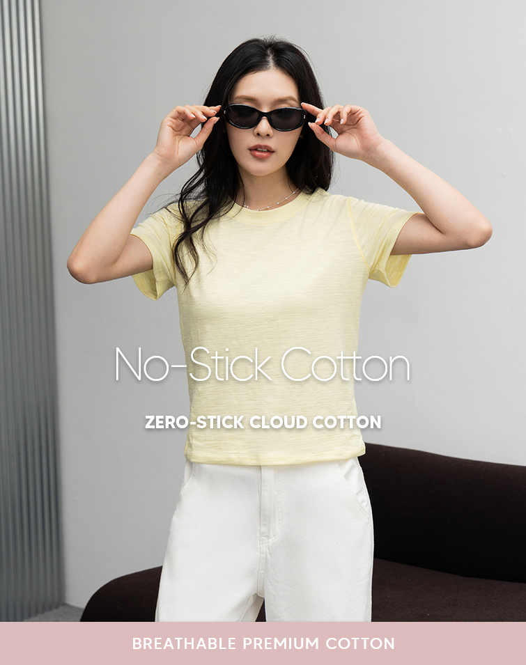 MIT AIRY CLOUD COTTON EASY MATCH TOP