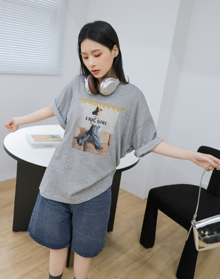 VINTAGE FRENCH GIRL SHORT SLEEVE TOP