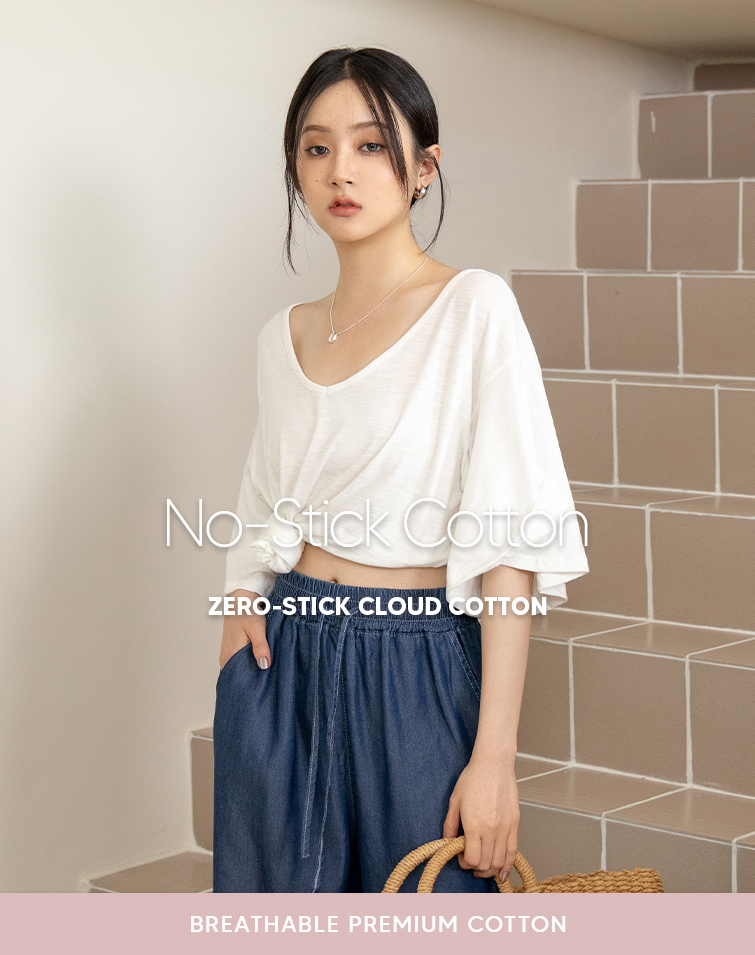 MIT AIRY CLOUD RUFFLE TOP
