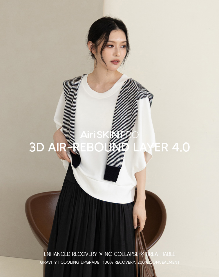 MIT FEATHER-LIGHT BATWING TOP