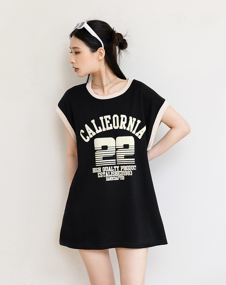 ICY  PUFF PRINTED PADDED TOP