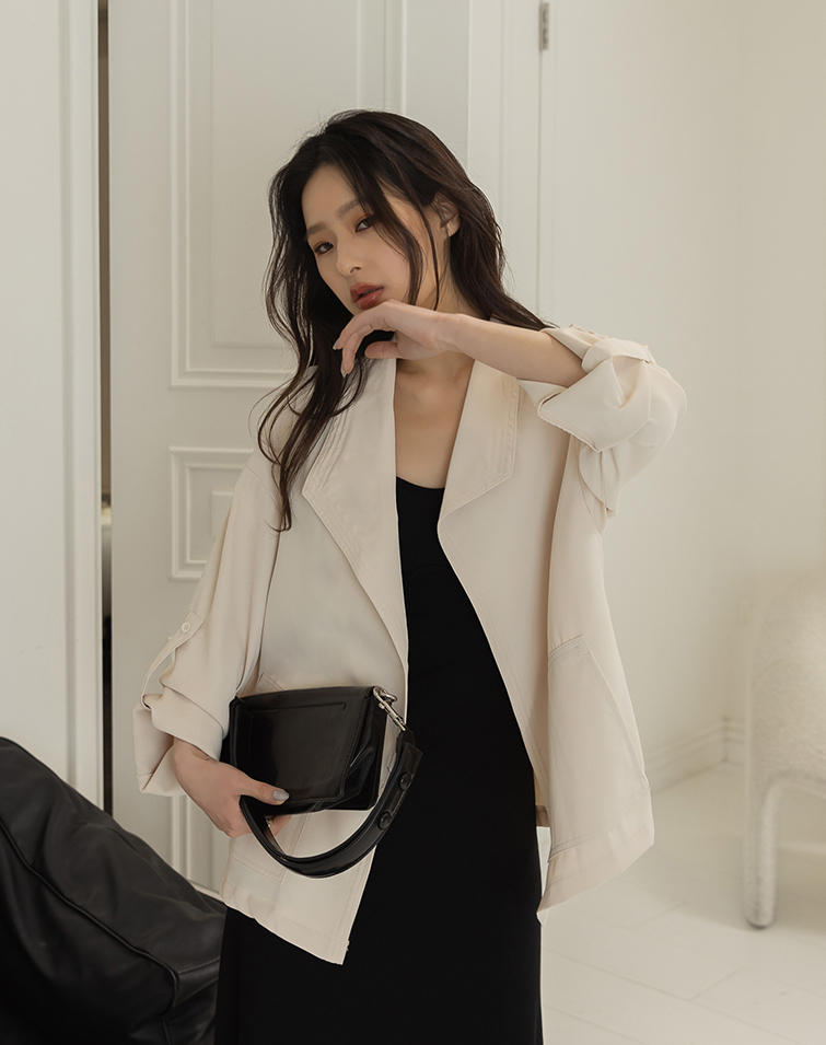 STYLISH LAPEL TAILORED BLAZER