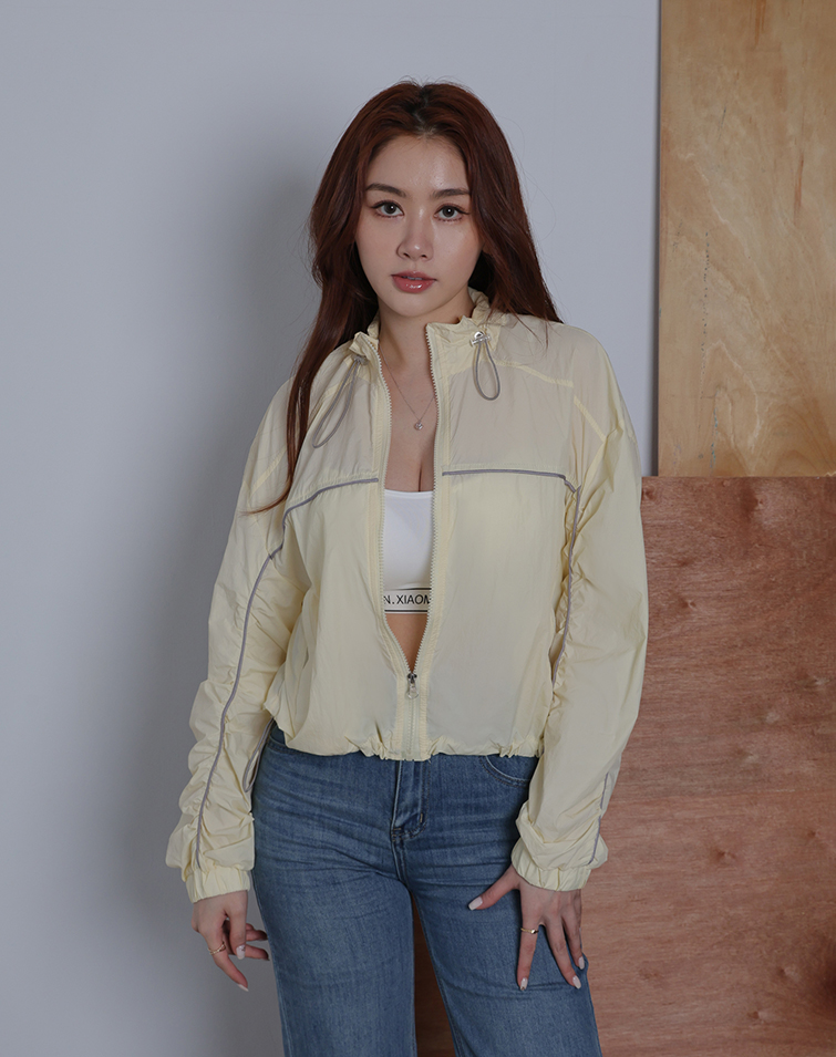 AIRY PIPED TRENCH COAT