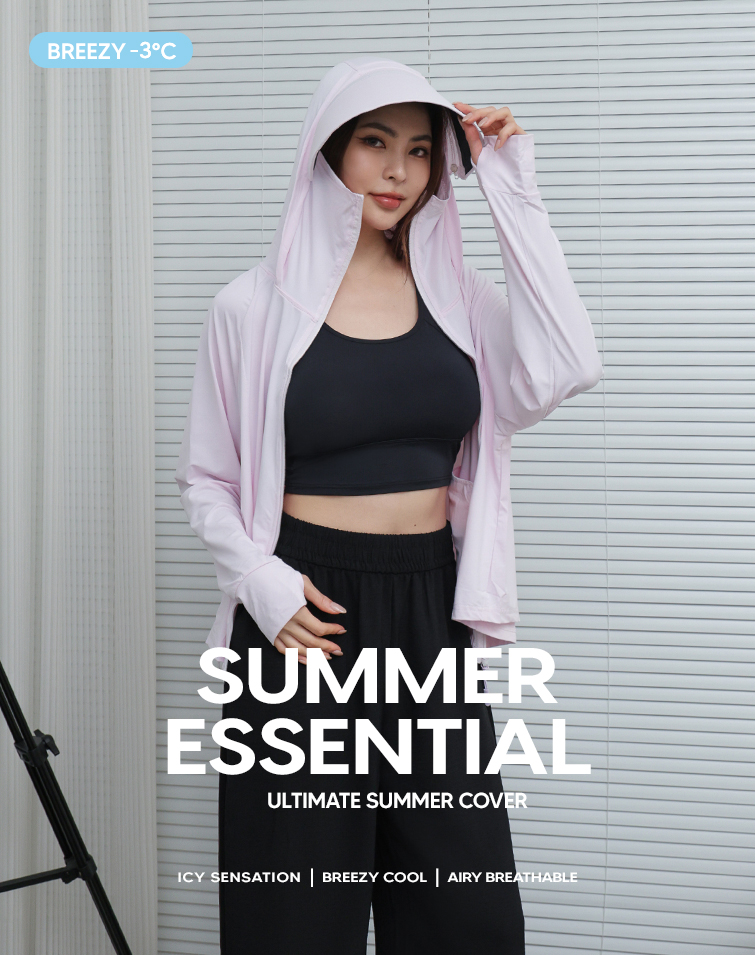 3D BRIM REMOVABLE SUNSHADING JACKET