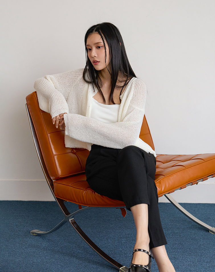 ELEGANT CROCHET LONG SLEEVE CARDIGAN
