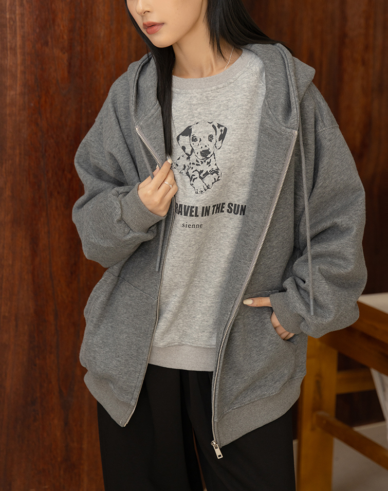 FEATHERLIGHT COTTON HOODED JACKET