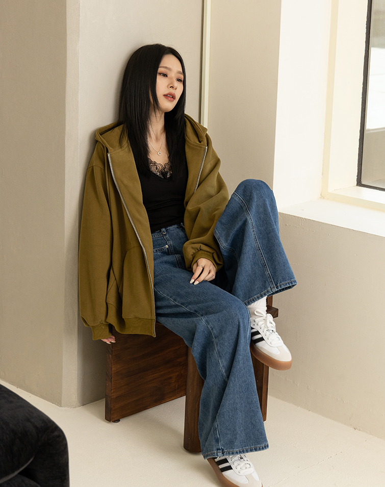 FEATHERLIGHT COTTON HOODED JACKET