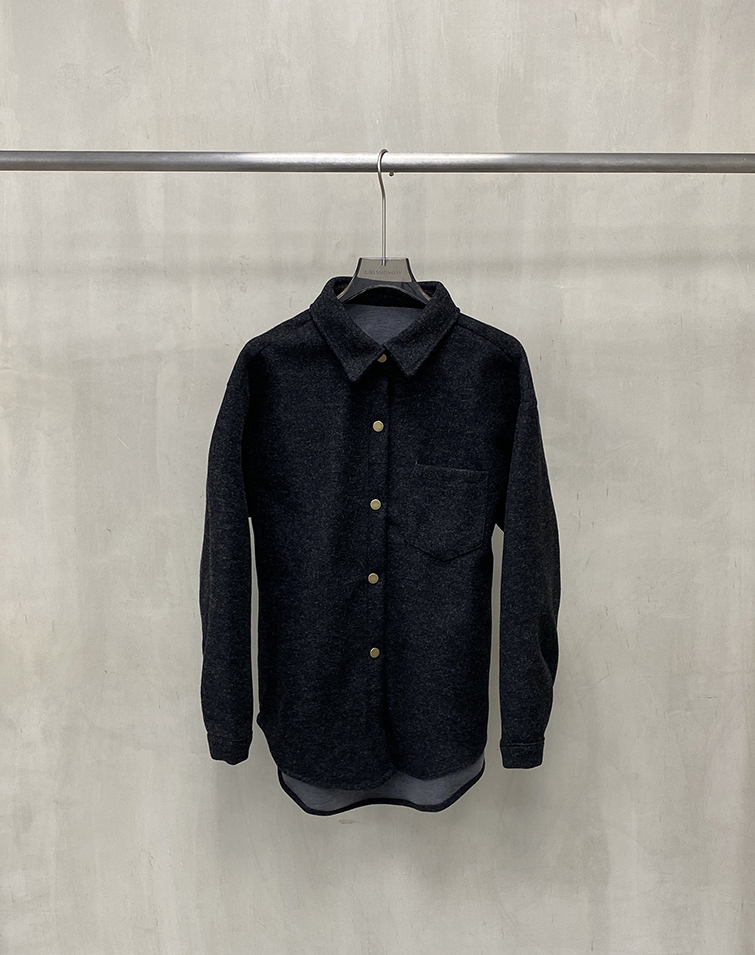 BLEND COLLARED JACKET