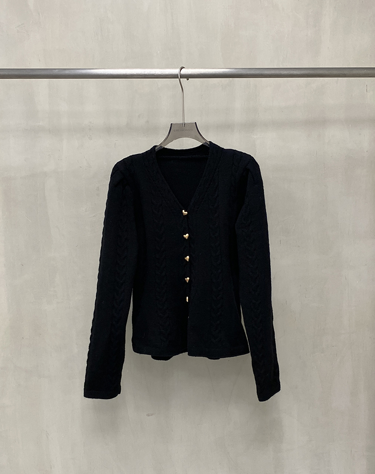 COZY V-NECK KNIT CARDIGAN