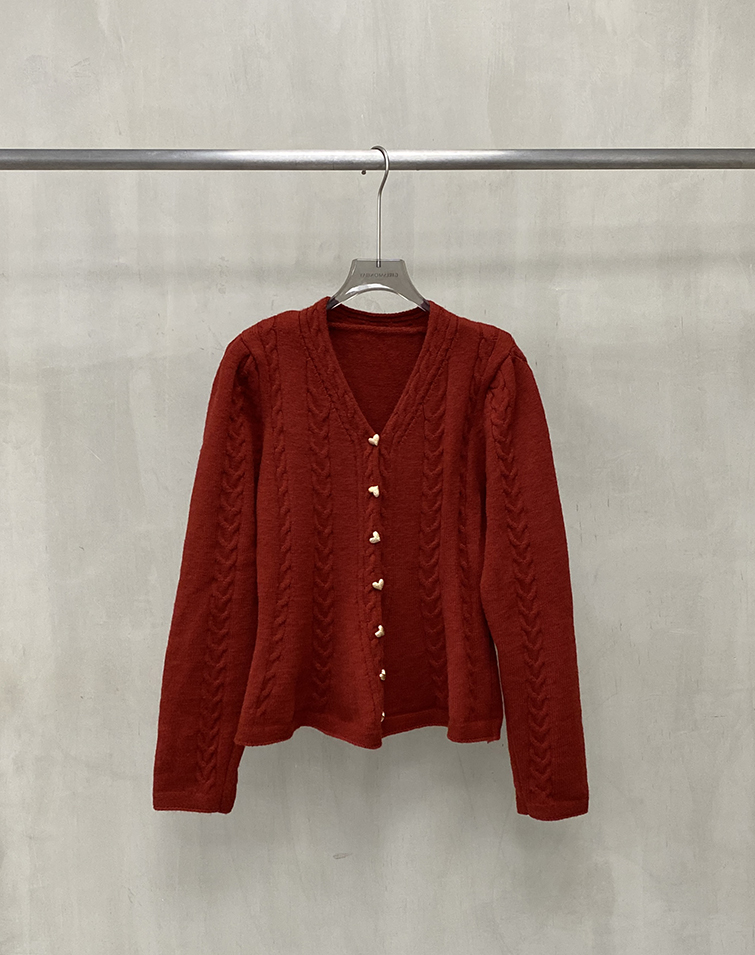 COZY V-NECK KNIT CARDIGAN