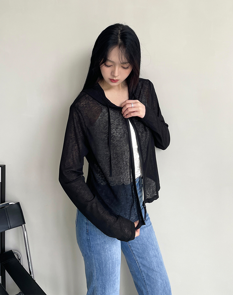 STRETCH HOODED JACKET