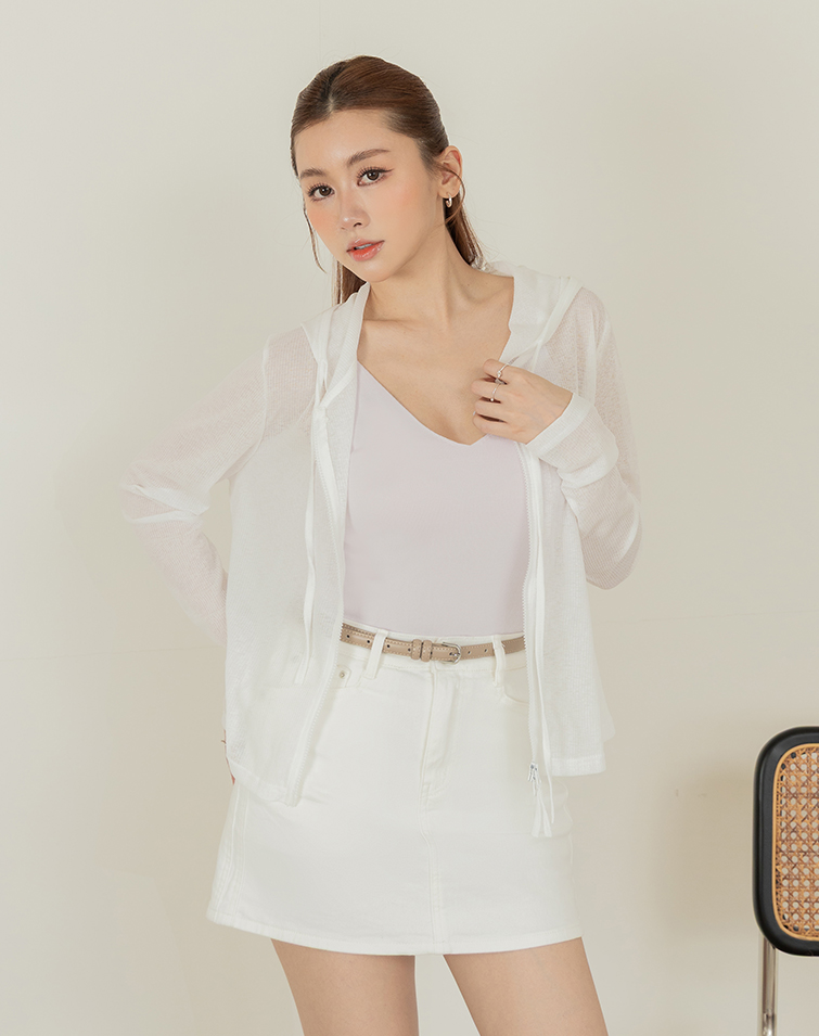 STRETCH HOODED JACKET