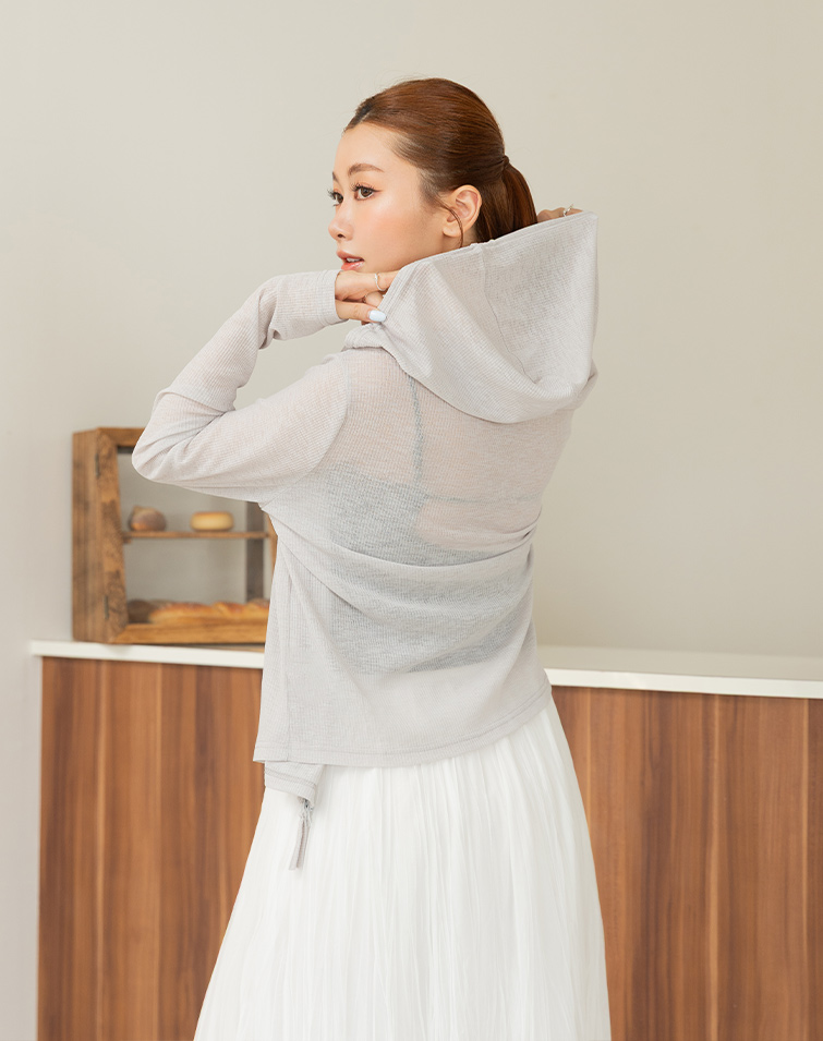 STRETCH HOODED JACKET