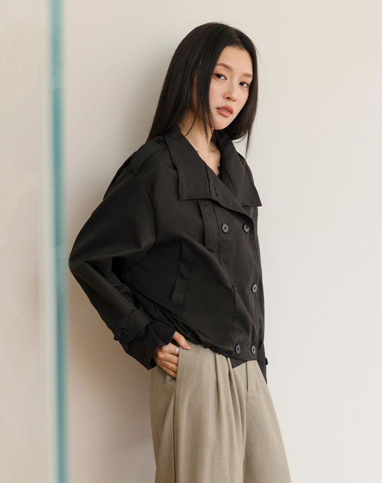 URBAN DOUBLE-BREASTED COAT