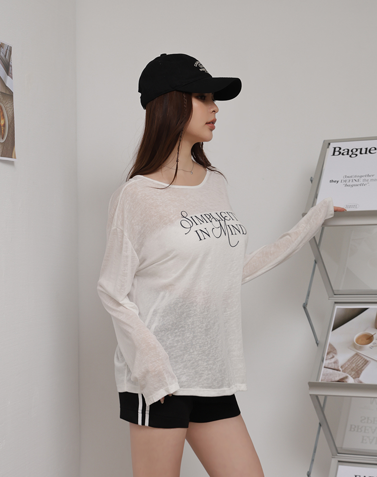FLORAL GAUZE FEEL GRAPHIC LETTERS CROSS-BACK TOP