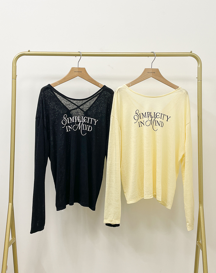 FLORAL GAUZE FEEL GRAPHIC LETTERS CROSS-BACK TOP