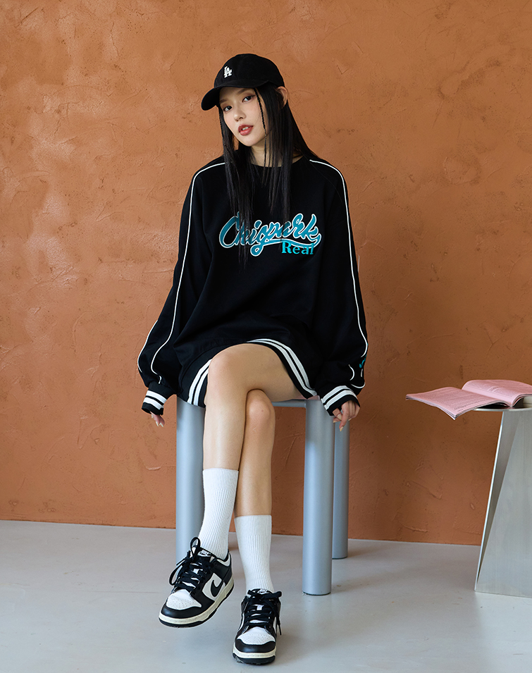 3D LETTERING BREEZY COTTON TOP