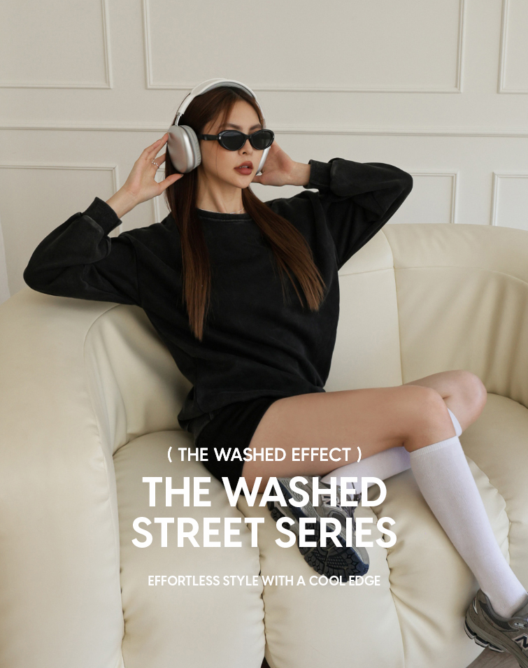 DROPSHOULDER WASHED SWEATSHIRT