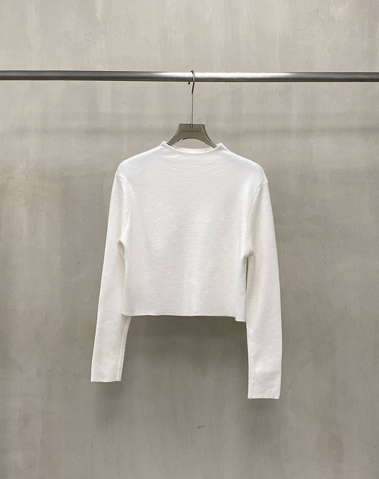 COZY HIGH-NECK LONG SLEEVE TOP