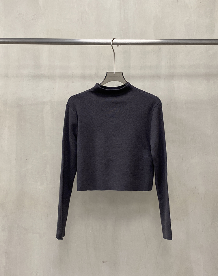COZY HIGH-NECK LONG SLEEVE TOP