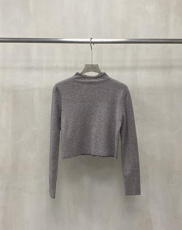 COZY HIGH-NECK LONG SLEEVE TOP