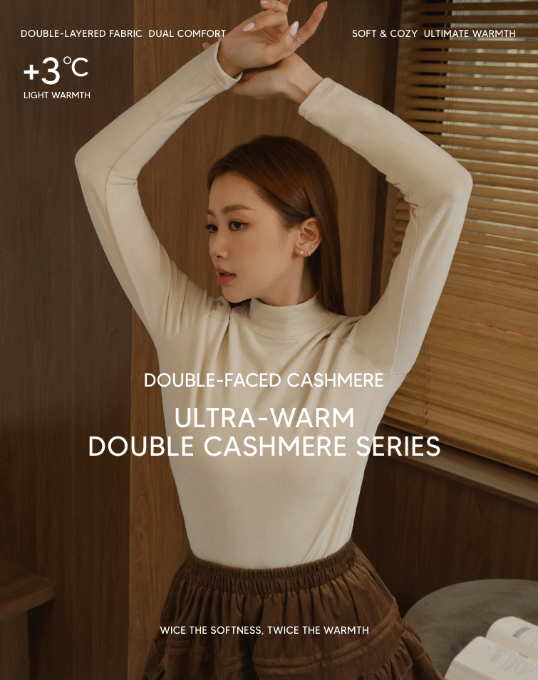 MINIMALIST TULLE TURTLENECK TOP