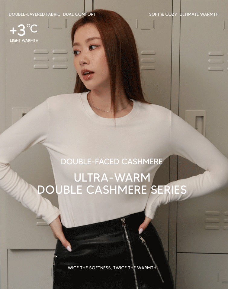 COZY KNIT CREWNECK TOP