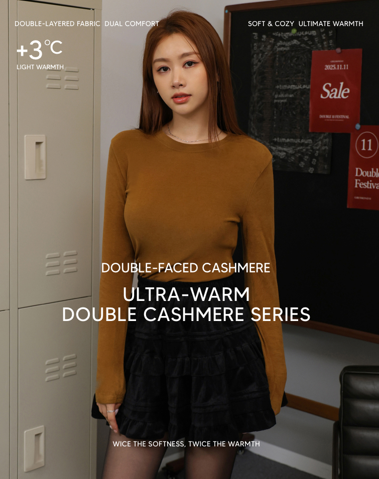 COZY KNIT CREWNECK TOP