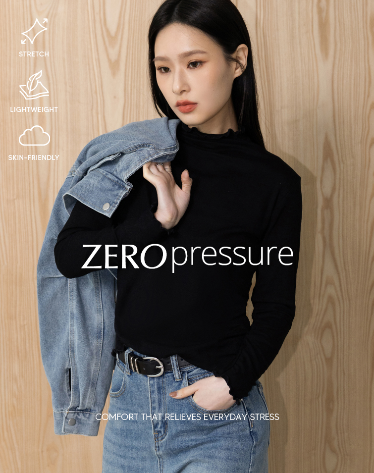 SOFT-FEEL COTTON ROLL-HEM TOP