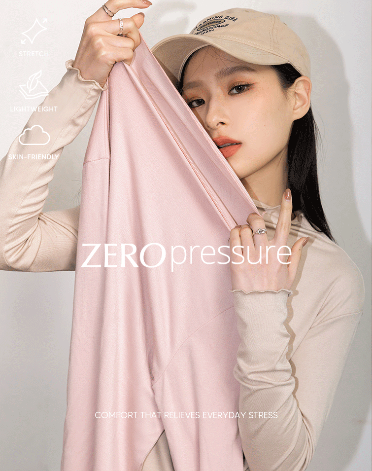 SOFT-FEEL COTTON ROLL-HEM TOP