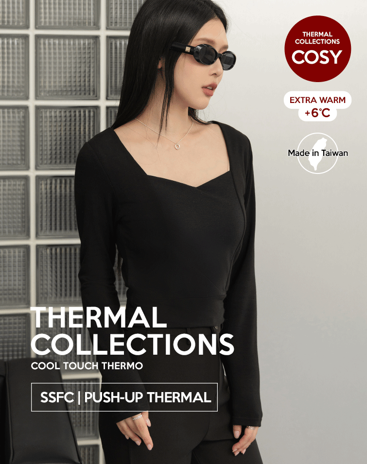 MIT ULTRA-STRETCH HEART-WARMING TOP