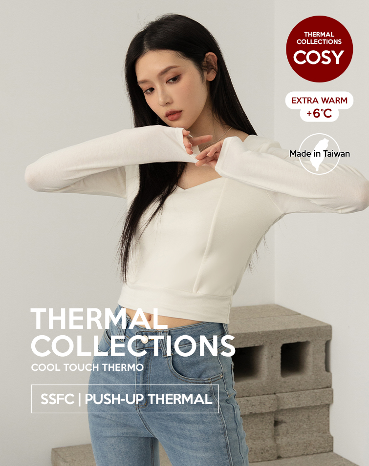 MIT ULTRA-STRETCH HEART-WARMING TOP