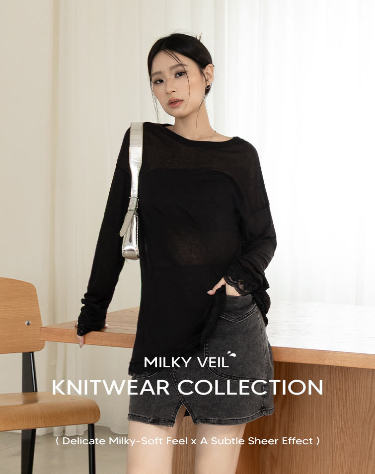 MIT MILKY-SOFT LACE TOP