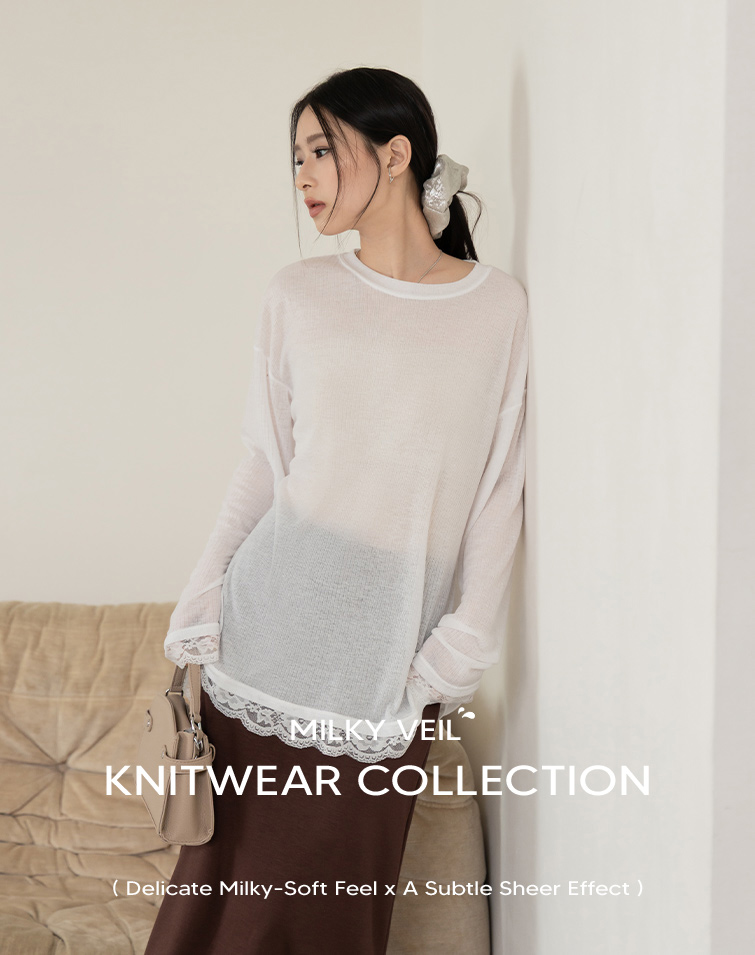 MIT MILKY-SOFT LACE TOP