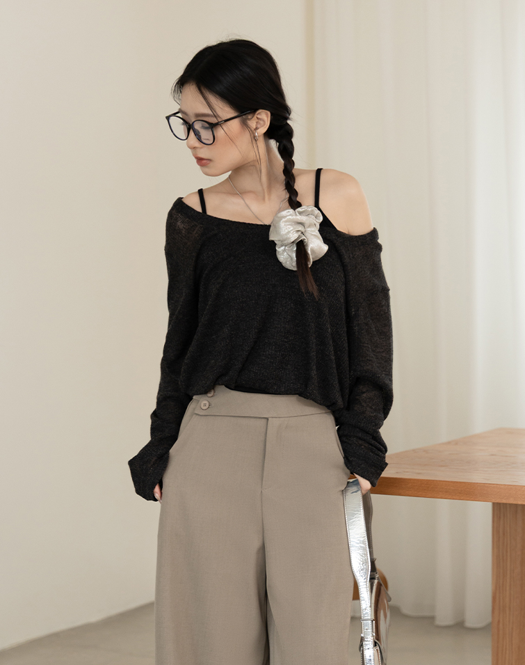 2-PIECE TEXTURED TOP