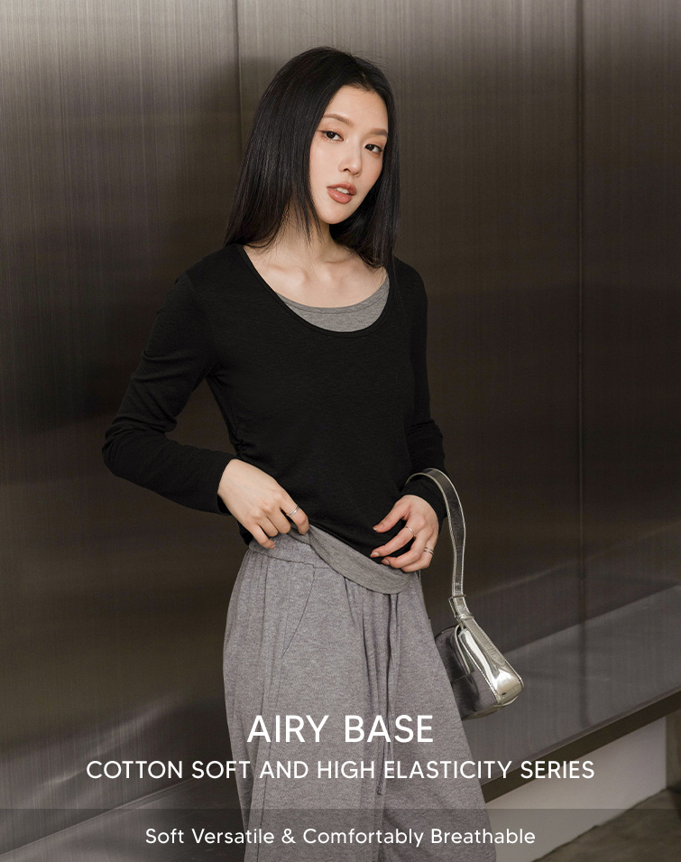 CLOUD-SOFT FAUX 2-PIECE TOP