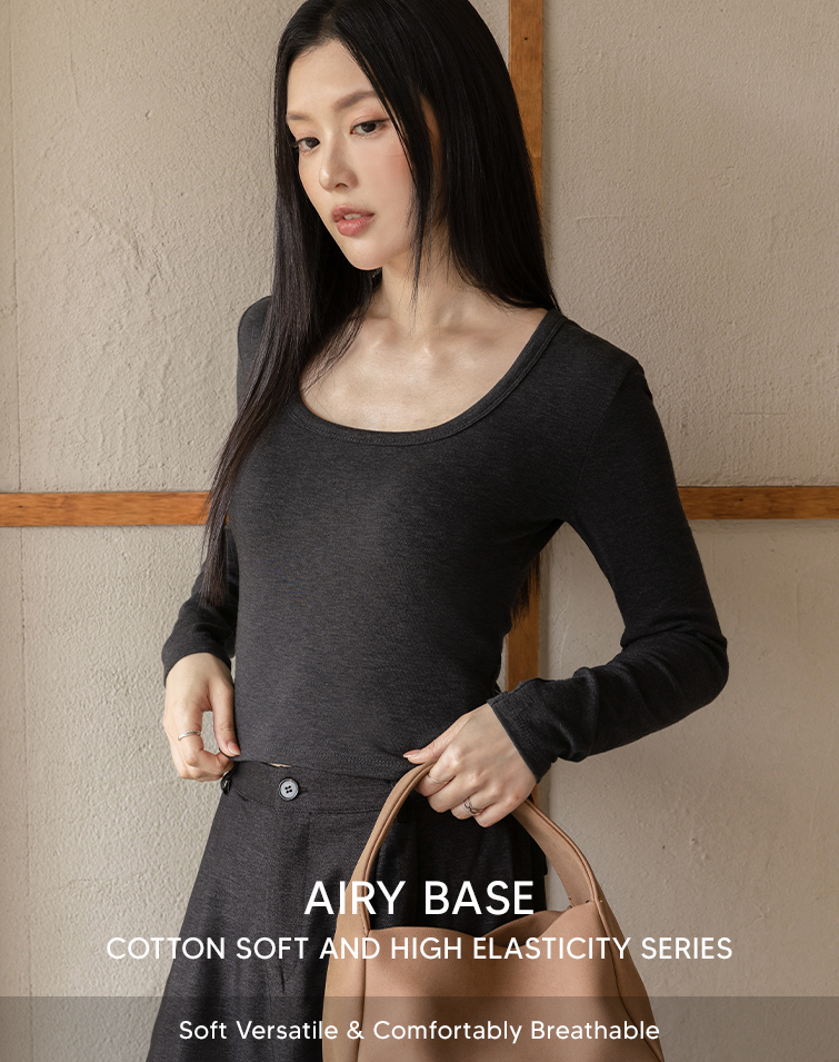 CLOUD-SOFT SQUARE NECK TOP